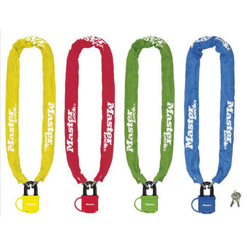 Velo ķēde ar piekaramo atslēgu 90 cm 6 mm 8390EURDPROCOL MASTERLOCK (8390EURDPROCOL)