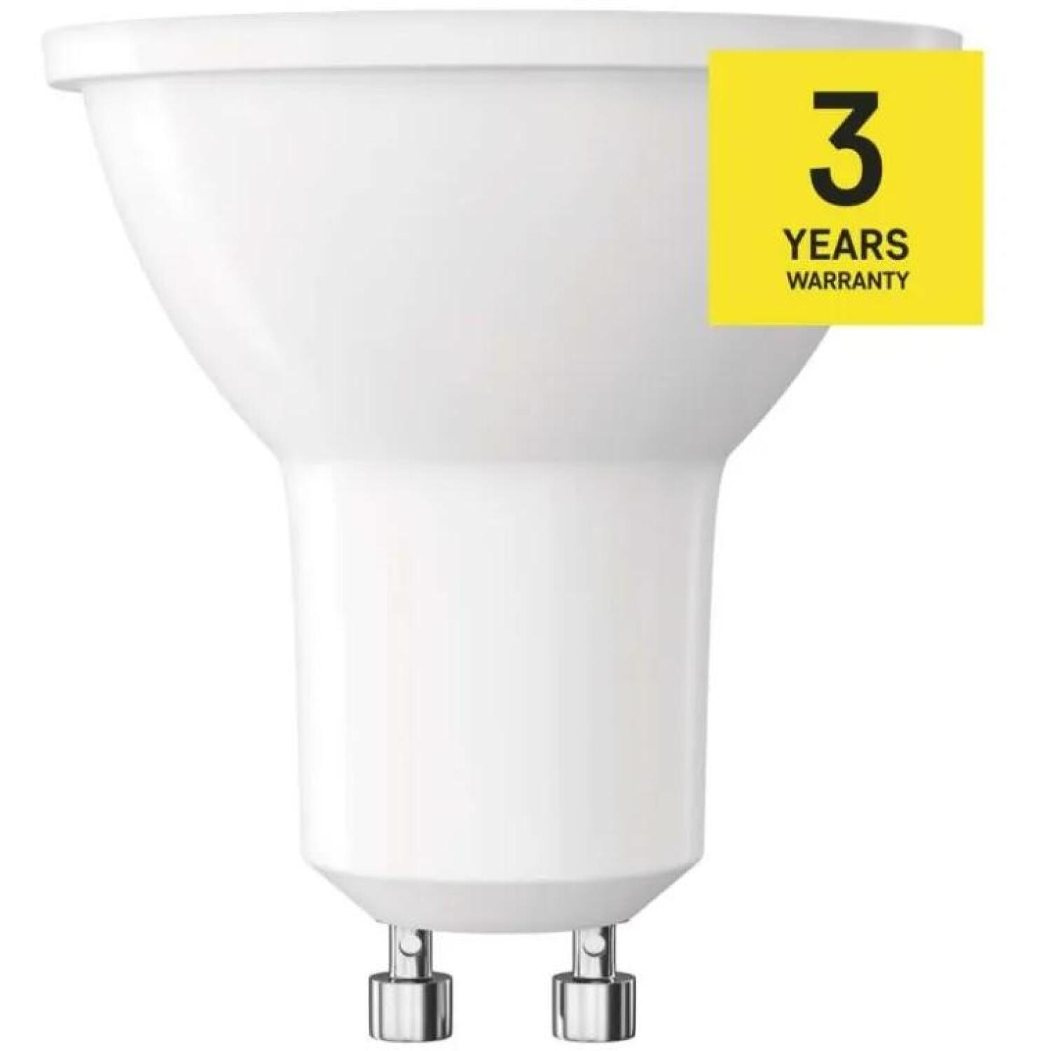 Emos LED лампа Classic MR16 GU10 ZQ8E22, 4 W, 450 lm, 230 V, 100°, 30000 ч, теплый белый, SMD, E, 80 (ZQ8E22)