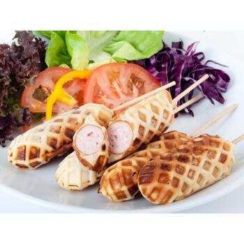 Beper Vafeļu automāts P101CUD100, 850W, 6 vafeļu, neslīdošas kājiņas, siltumizolēts rokturis, nepiedegošs pārklājums (P101CUD100)
