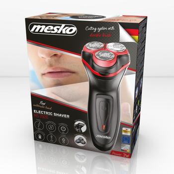 Mesko elektriskais skuveklis MS 2926, 30 min, NiMH, bezvadu, melns, 3 galvas, precīza skūšanās sistēma (MS 2926)