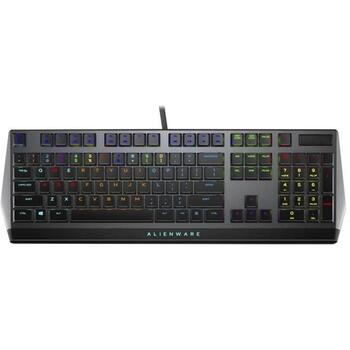 Dell Alienware spēļu klaviatūra AW510K 545-BBCL, USB, RGB, CHERRY MX Low Profile Red, QWERTY, 910g (545-BBCL)
