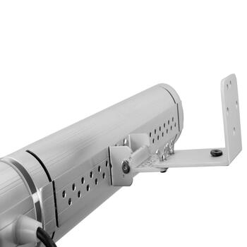 Eurom Golden 1800 Comfort RC инфракрасный уличный обогреватель для террасы 1800W IP65 пульт управления настенный до 20m2 серебристый (333886)
