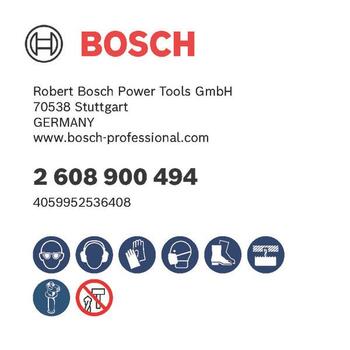 Urbjmašīnām/skrūvgriežiem, triecienurbjmašīnām/triecienskrūvgriežiem EXPERT SHEET METAL PC PLUS CAURUMZĀĢIS BOSCH 2608900494 (2608900494)