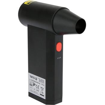 Yato gaisa pūtējs YT-82938, 135000 min⁻¹, 180 W, 180 g, 4 ātrumi, 120 min, Li-Ion 7.2 V, 4000 mAh, USB Type-C, ABS (YT-82938)