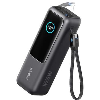 Anker Zolo Power Bank A1695H11, 25000 мАч, 1 x USB-C, 3 x USB-C 100 Вт, 1 x USB Type A, серый (A1695H11)