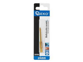 Geko сверло для стекла и керамики G39701D, 4 мм, 1/4