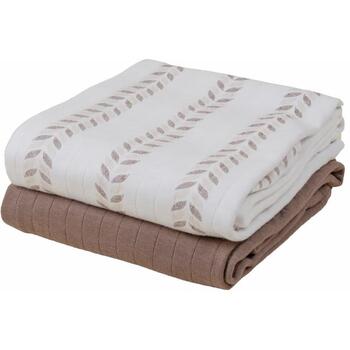 Lodger Swadler Solid Matcha пеленка SW 1093, 110x110 см, 2 шт., 100% хлопок, Oeko-Tex, Birch/Buffalo (SW 1093)