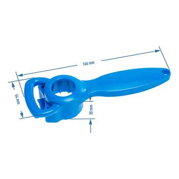 Browin universālais 3in1 burku atvērējs 139042, 5.4cm, 16.3cm, 3.0cm, 47g, augstas kvalitātes plastmasa, trīs funkcijas (139042)