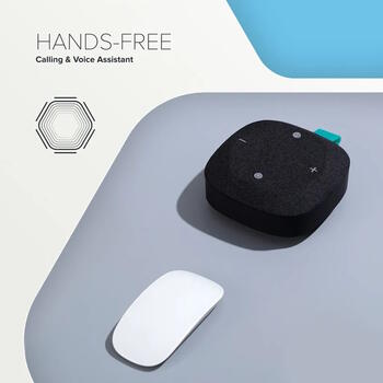 Портативная Bluetooth колонка мощностью 8 Вт и защитой от воды IPX5 HEXAGON 10 TWS Чёрная Зелёная CNE-CBTSP10BG CANYON (CNE-CBTSP10BG)