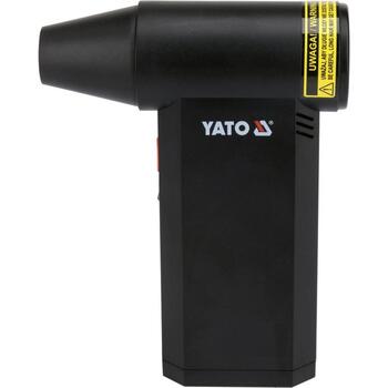 Yato gaisa pūtējs YT-82938, 135000 min⁻¹, 180 W, 180 g, 4 ātrumi, 120 min, Li-Ion 7.2 V, 4000 mAh, USB Type-C, ABS (YT-82938)