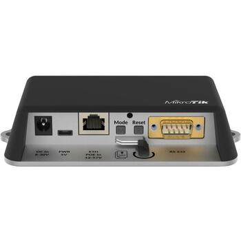 Mikrotik RB912R-2ND-LTM&EC200A-EU bezvadu piekļuves punkts, 2 SIM, GPS, 2.4 GHz, 0.4 kg (RB912R-2ND-LTM&EC200A-EU)