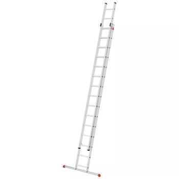 Hailo S80 ProfiStep duo 037215007, 2x15 pakāpieni, 150kg, 840cm, alumīnijs (037215007)