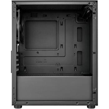 Fsp корпус S110-B, Micro ATX, Mini-ITX, 4x слотов расширения, 1x USB 3.0, 2x USB-A, аудиовыход, микрофон, черный (S110-B)