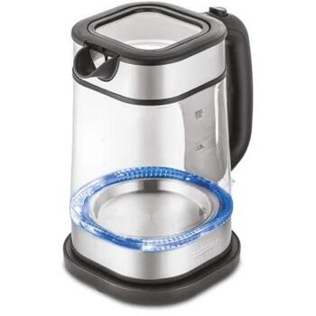 Zelmer Чайник ZCK8021 71507062P, 2200 W, 2 л, Скрытый нагревательный элемент, 360° поворотная база, LED подсветка (71507062P)