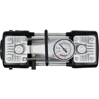 Yato auto kompresors YT-73462, 250W, 12V, 10bar, 60l/min, LED apgaismojums, manometrs, 5m šļūtene, 3m vads (YT-73462)