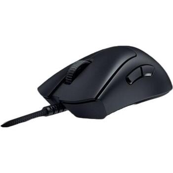 Razer DeathAdder V3 RZ01-04640100-R3M1 datorpele, 30000 dpi, USB-A, 6 pogas, optiskais sensors, 70 G, 750 ips, melna (RZ01-04640100-R3M1)