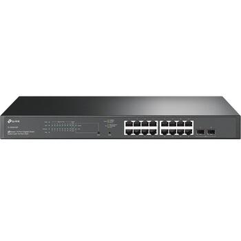 TP-LINK JetStream TL-SG2218P коммутатор, 16xGbE PoE+, 2xSFP, 150W, 36Gbps, Omada SDN (TL-SG2218P)