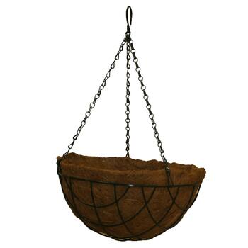 Puķu pods karināms kokosa 35cm, 9055632, BESK (9055632)