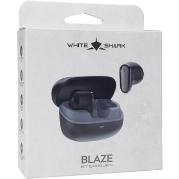 White Shark BLAZE-B GEB-TWS-201, 105dB±3, 32Ω, Bluetooth, 20Hz-20KHz, настоящие беспроводные, зарядный чехол (BLAZE-B)