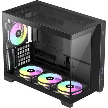 Gamemax korpuss NEX C33 BK, Micro ATX, 5 paplašināšanas sloti, 1x3.5
