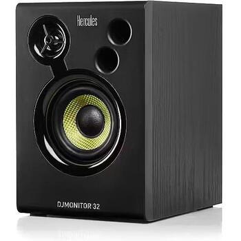 Hercules DJMonitor 32 4780885, 60-20000 Гц, 15 Вт, 60 Вт, 7,62 см, черный, MDF, 2 динамика (4780885)