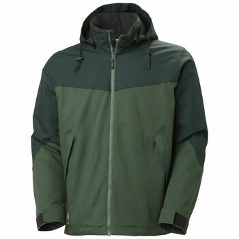 Helly Hansen Ziemas jaka 73290_474-XL, XL, zaļa/tumši zaļa, 100% poliesteris 255 g, Primaloft Black Eco 100 g, 80 g, līmētas vīles (73290_474-XL)