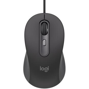 Logitech USB datorpele M520, 910-007511, 4000 DPI, 4 pogas, 1.8m kabelis, ambidextriska forma, optiskā tehnoloģija (910-007511)