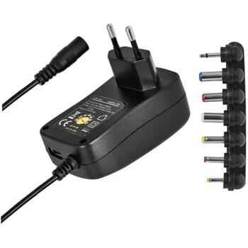Emos Универсальный USB адаптер питания N3113, 2250 мА, 100-240 В, 1 x USB, 3-12 В, защита от перегрузки (N3113)