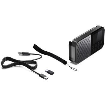 Sharp OSAKA карманное/портативное цифровое радио DR-P520(GY), 5,08 см, 12 ч, Bluetooth 5.3, DAB/DAB+/FM (DR-P520(GY))