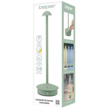Beper Настольная лампа P207ILI150, 1.5W, Зеленый, LED, 1 лампочка, Затемнение, Регулировка цветовой температуры (P207ILI150)
