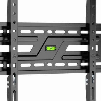 Gembird WM-75F-02 televizora sienas stiprinājums, 32”-75”, melns, 445mm, 155mm, 75kg, 1 displejs (WM-75F-02)