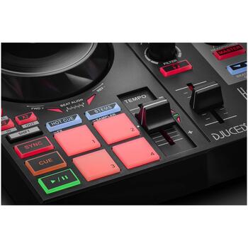 Hercules DJ обучающий комплект MK2 4780949, 2-канальный, USB подключение, колонки, выход для наушников (4780949)