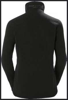 Helly Hansen sieviešu flīsa jaka Oxford 72400_990-XS, XS, melna, 100% poliesteris, 159g/m², Polartec flīss, YKK rāvējslēdzējs (72400_990-XS)