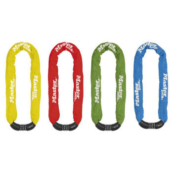 Velo ķēde ar šifru 90 cm 8 mm krāsaina 8392EURDPROCOL MASTERLOCK (8392EURDPROCOL)
