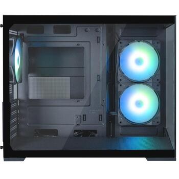 Zalman D30 BLACK, корпус Mini Tower, 3x120mm ARGB вентилятора, 410mm GPU, 160mm CPU кулер, 180mm БП, 360mm радиатор (D30 BLACK)