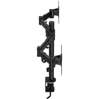 Endorfy мониторы, EY8F003, поддержка 2 экранов, 2 x 8 кг, 13-27 дюймов, VESA 75 x 75 мм, 100 x 100 мм, черный (EY8F003)