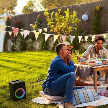 Tellur Bluetooth колонка Buzz TLL161251, 80W, 40Hz-20kHz, 6ч воспроизведения, 4000mAh аккумулятор, RGB подсветка (TLL161251)