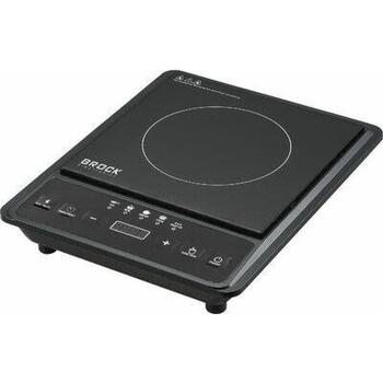 Brock HP 2009 индукционная плита, 2000 Вт, керамическая поверхность 25x25 см, ЖК-дисплей, 8 уровней температуры, таймер (HP 2009)