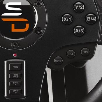 Subsonic Sacīkšu stūre SV 710 Pro Sport SA5595-PC, 270 °, 28 cm, 14 pogas, USB, PC, Windows 8/10/11 (SA5595-PC)