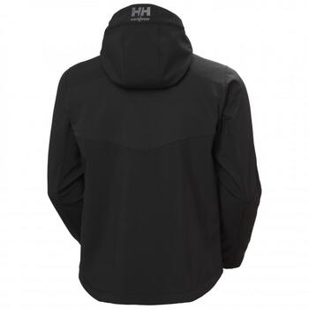 Helly Hansen Softshell jaka Chelsea Evolution 74140_993-S&HH, melna, S, YKK rāvējslēdzējs, AMANN diegi, membrāna, DWR (74140_993-S&HH)