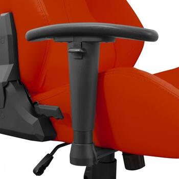 White Shark MONZA-R игровое кресло, MONZA-R, 2D подлокотник, 350 мм основание, PU кожа, регулируемая спинка (MONZA-R)