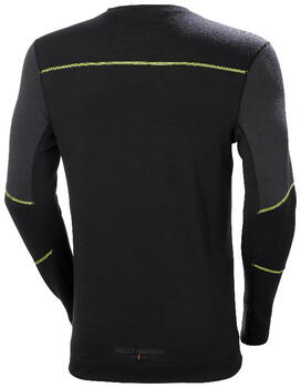 Helly Hansen термофутболка 75106_999-M, M, 215 g/m², 57% шерсть мериноса, 43% полипропилен, Lifa Stay Warm, без плечевых швов (75106_999-M)