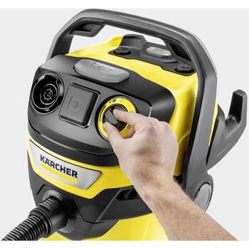 Karcher Пылесос для влажной и сухой уборки WD 5 Control P 25/5/22 1.628-317.0, 1200W, 25l, 5m кабель, 2.2m шланг, Bluetooth (1.628-317.0)