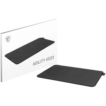 Msi коврик для мыши J02-VXXXX36-EB9, 3 x 220 x 320 мм, черный, игровой, нескользящая основа, влагозащитный (J02-VXXXX36-EB9)