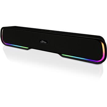 Media Tech Беспроводной динамик MT3180, 10W RMS, 450W PMPO, Bluetooth 5.1, FM радио, microSD, USB, AUX, встроенный микрофон (MT3180)