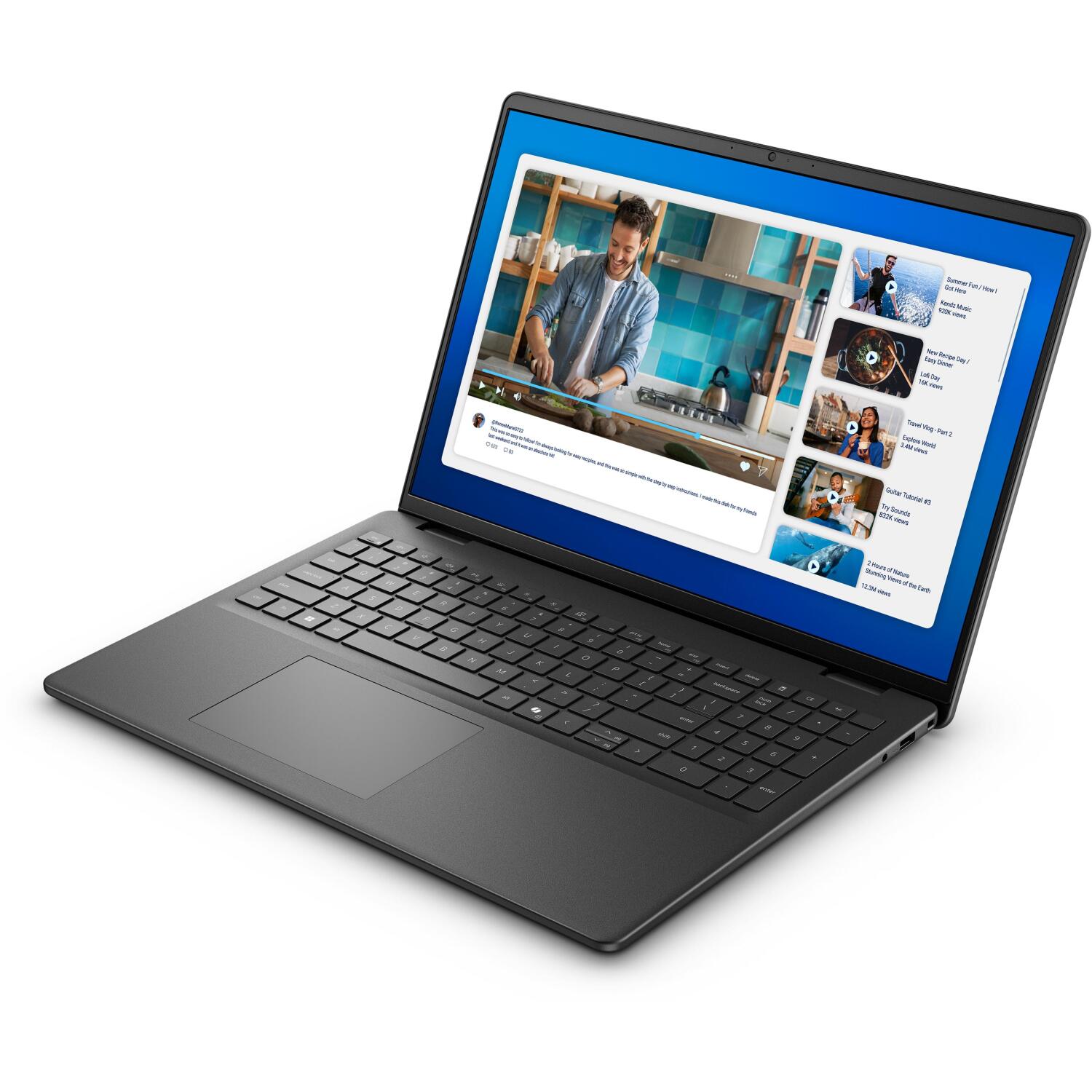 Dell Klēpjdators 16 DC16250 DC16250_RPLU-R_015, 16 collas, 1920x1200 pikseļi, Intel Core 5 120U, 8 GB DDR5, 512 GB SSD (DC16250_RPLU-R_015)