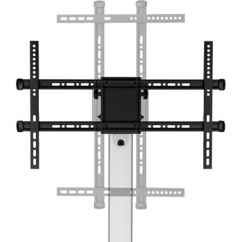Sbox grīdas/mobilais statīvs LCD/LED televizoram FS-444, 37-86 collas, 50kg, 200x200-600x400, augstuma regulēšana 1200-1600mm (FS-444)