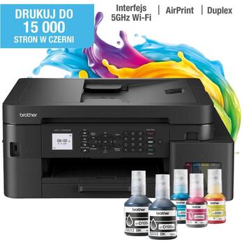 Brother MFC-T930DW многофункциональный струйный принтер, MFC-T930DWYJ1, 30 ppm, 26 ppm, 17 ipm, 6000 x 1200 DPI, 128 MB (MFC-T930DWYJ1)