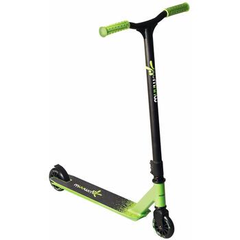 Muuwmi Stuntscooter самокат AU 399, 100mm, 88A, ABEC7, 360°, 83cm, 48cm, 11cm, 35-100kg, зеленый/черный (AU 399)