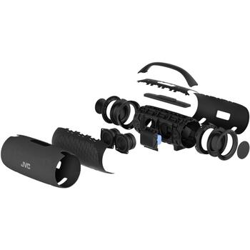 Jvc XS-E524B, portatīvais skaļrunis, JVCXSE524B, 310mm, 185mm, 142mm, 50W, 20h, Bluetooth 5.3, IPX6, RGB apgaismojums (JVCXSE524B)